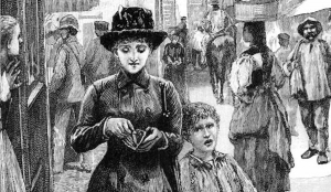 Woman Counting Money
