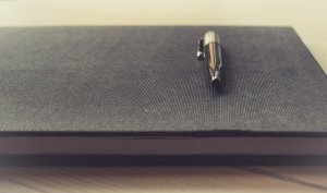 notepad and pen