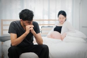 young couple having a problem
